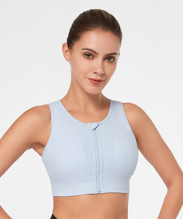 Yvette High Strength Cut-out Racer Back Sports Bra