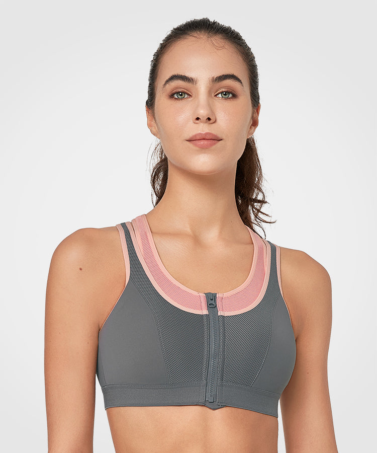 Champion c9 sports hot sale bra zip front