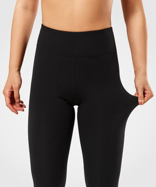 Womens black mesh high waisted workout yoga leggings | Yvettesports